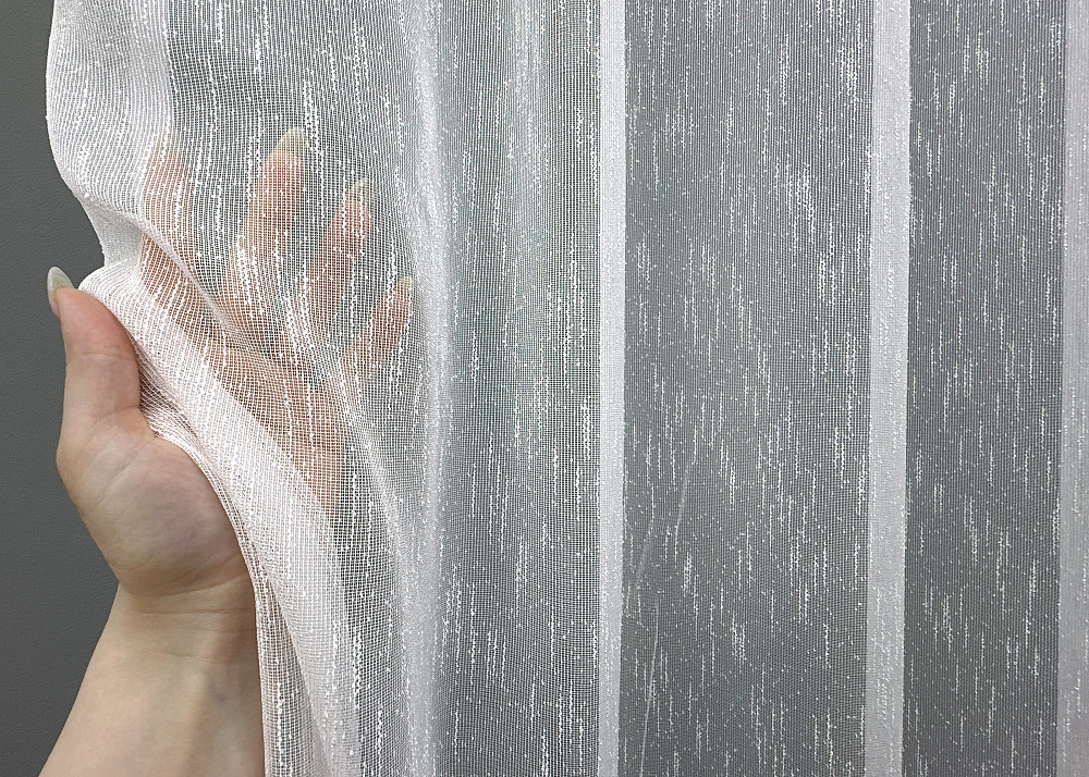 Тюль VR-Textil 1618т Льон з вишивкою білий 300х270 см (42-0578) Київ - фото 4