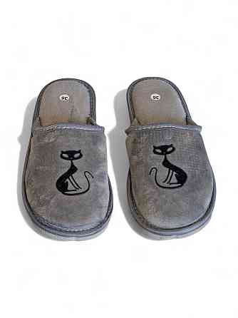 Женские домашние тапочки в сером цвете с Кошиня 36 р Одесса