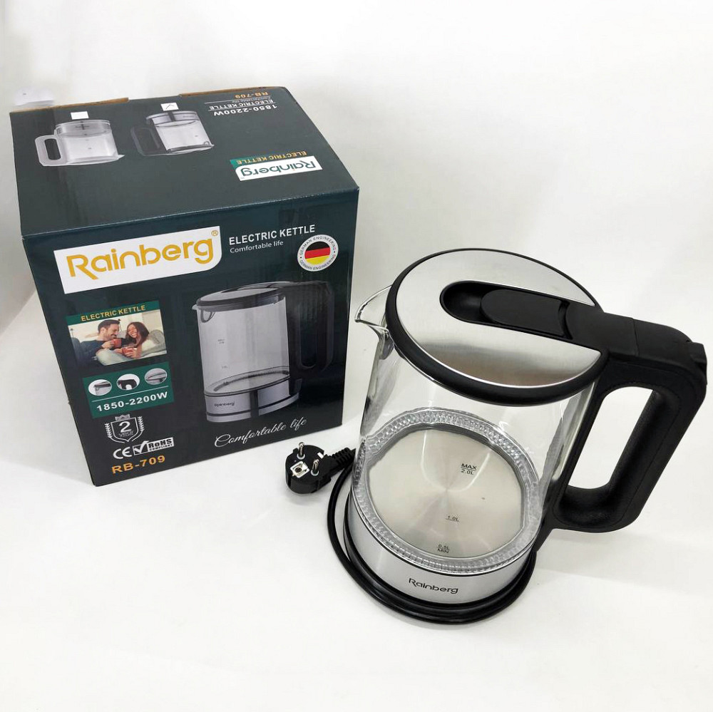 Чайник электрический многофункциональный, Чайник красивый электрический, Мощный бытовой электрочайник ZH-49 Львов - изображение 8