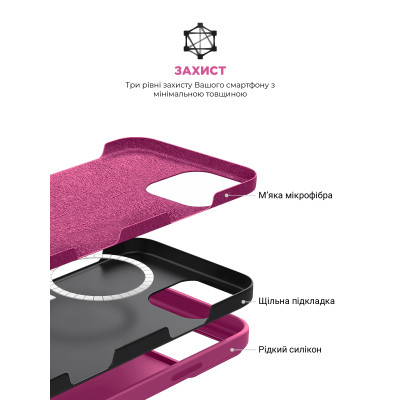 Чехол для мобильного телефона Armorstandart ICON2 MagSafe Apple iPhone 16 Pro Fuchsia (ARM81319) Винница - изображение 8