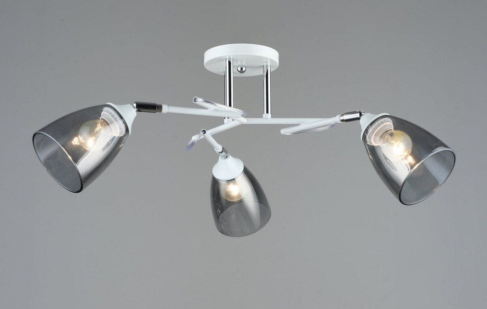 SIRIUS Люстра стельова Sirius B A4091/3 WT+CH з поворотнім механізмом Киев - изображение 1