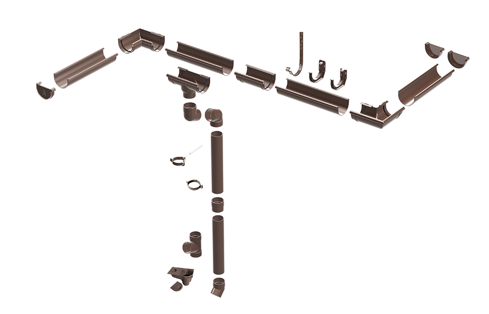 Коліно труби  двухраструбне  67 Budmat ПроАква ProAqua  система 125/90 Київ - фото 2