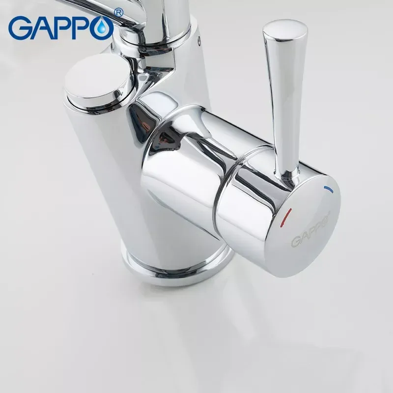 Смеситель для кухни на две воды GAPPO G4398-11 с гибким изливом, черный/хром Киев - изображение 3