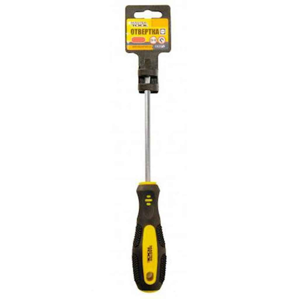 Отвертка прямая шлица SL 4x150 48-5415 ТМ MASTER TOOL Solmir Киев - изображение 1