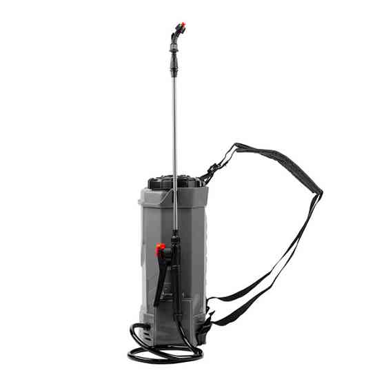 Обприскувач акумуляторний ранцевий 12 л, 3.1 л/хв, батарея 12 В/8 Аг INTERTOOL DT-9012 Киев