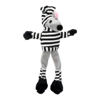 Игрушка для кошек Hippie Pet Мышь-морячок серая 18 см (HIPCT2304100) Винница - изображение 1