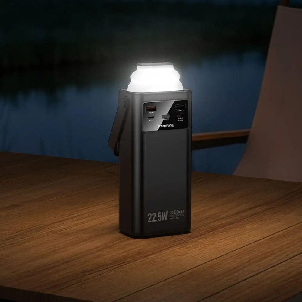 Внешний аккумулятор BOROFONE BJ65 High 22.5W+PD20W+four-cables power bank(30000mAh) Black Киев - изображение 8