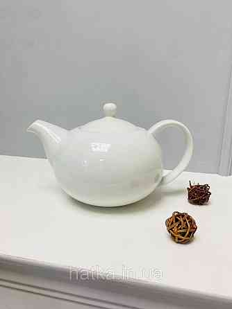 Чайник заварювальний Olens "Вайт" 1200 мл керамічний білий для дому та ресторану Київ