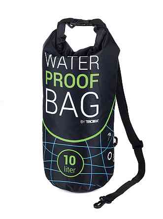 Сумка із захистом від води Troika Waterproof Bag 10 л для водних видів спорту Чорний Вінниця