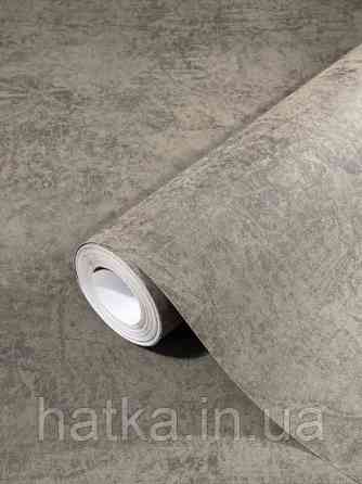 Обои виниловые на флизелине Marburg 77702 Imagine под венецианскую штукатурку темно коричневые с бежевым Киев