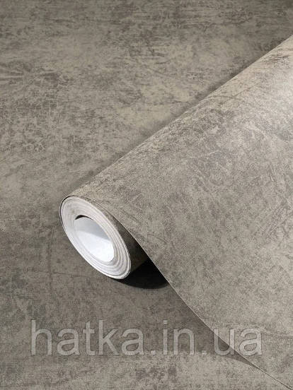 Обои виниловые на флизелине Marburg 77702 Imagine под венецианскую штукатурку темно коричневые с бежевым Киев - изображение 1