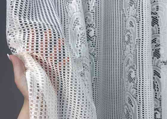 Кухонная арка № 000к сетка Без тесьмы белый 300х170 см (51-066) Киев