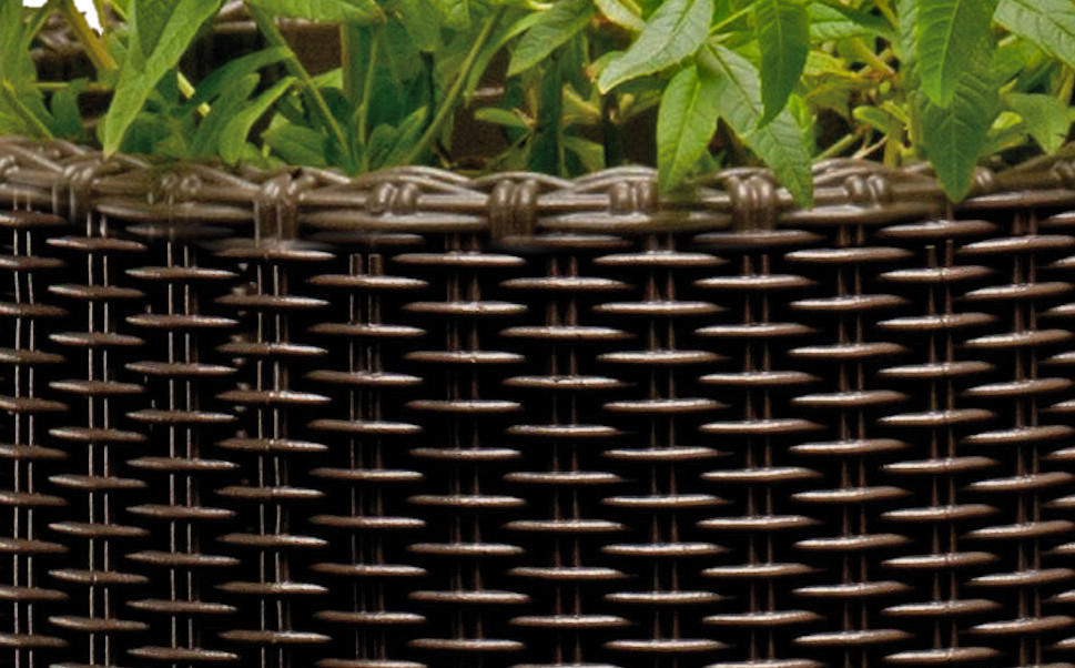 Горщик для квітів Keter 39 л. Cylinder Planter Large, коричневий Київ - фото 2