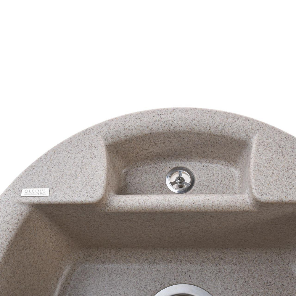 Гранітна мийка Globus Lux GURON мигдаль 480мм-А0008 (000009866) Київ - фото 4
