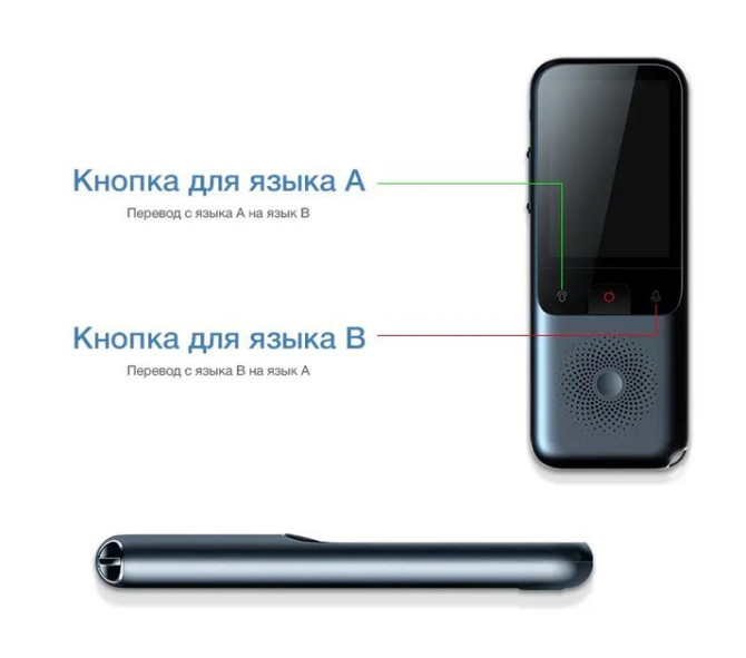 Электронный голосовой переводчик Leory T11 Wi-Fi (138 языков) без интернета 1500мАч Винница - изображение 7