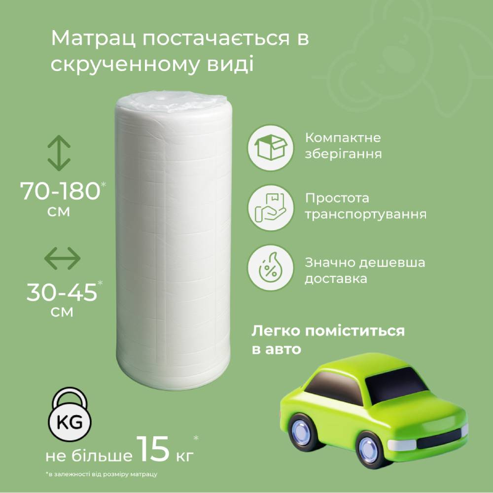Матрац ортопедичний ТМ Ismart Koala Nimbus 180х200 см безпружинний (ISM-051168) Дніпро - фото 6