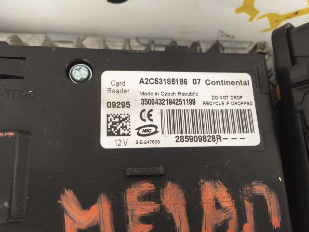 Блок керування двигуном Renault Megane III 1.5 dCi 2009-2013 (237100307R) комплект Ковель - фото 3