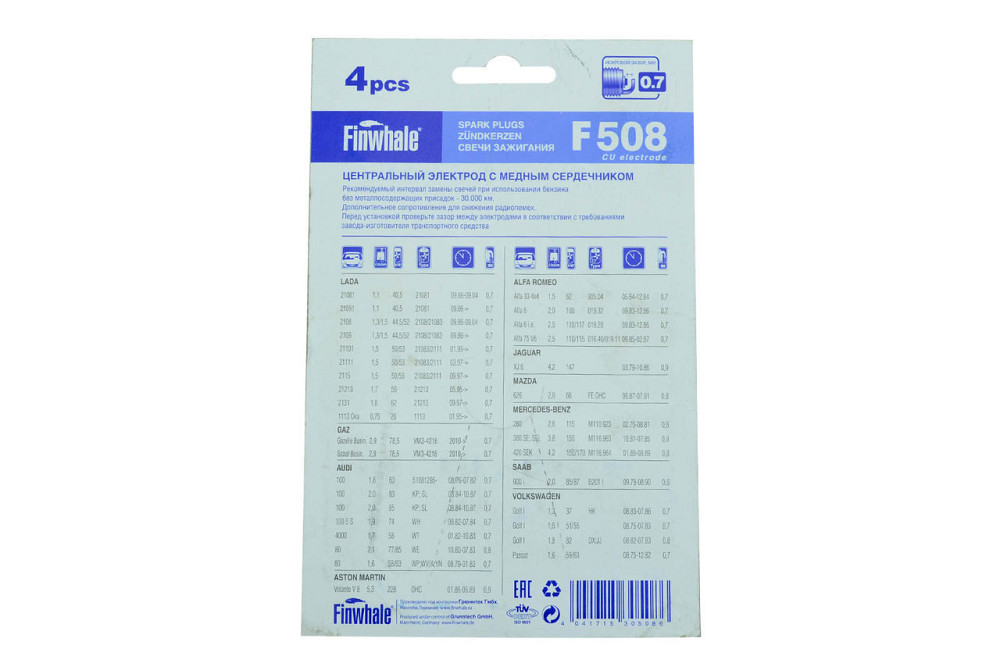 Свеча зажигания 2108-2109, 1102 (к-кт 4 шт) Мукачево - изображение 2