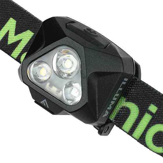 Фонарь налобный Mactronic Illuma (430 Lm) Cool White/Neutral White/Red LED USB Recharge Type-C (AHL0081) Вінниця