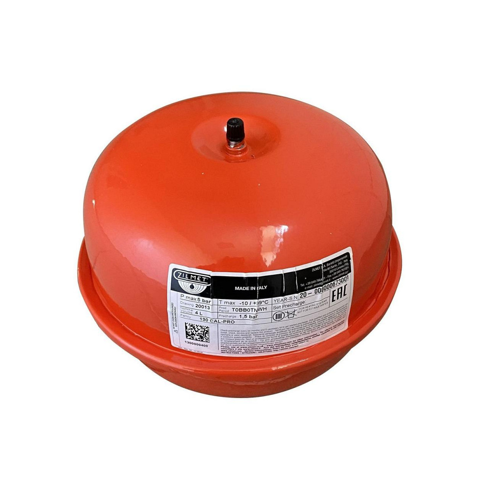Бак Zilmet cal-pro для систем опалення 4л. 5bar ( 1300000400 ) (000001432) Київ - фото 2