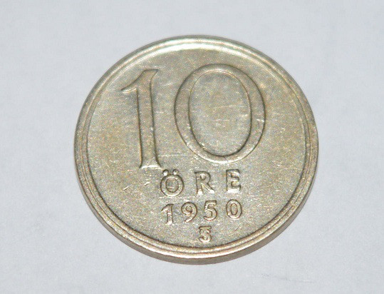 Швеция, 10 эре, 1950 год (Серебро) Полтава - изображение 1