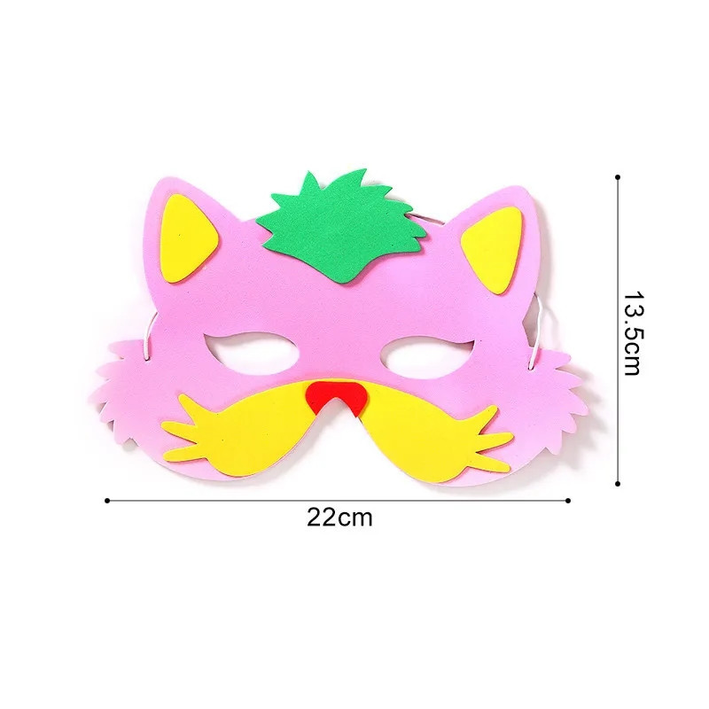 Дитяча маска Кіт карнавальна one size різнобарвний Київ - фото 2