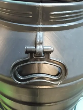 Бочка пластиковая  48 л техническая черная бидон  широкая горловина емкость для воды Днепр