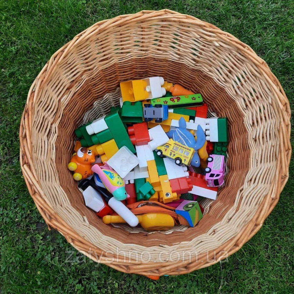 Корзина плетеная большая, для игрушек Киев - изображение 5