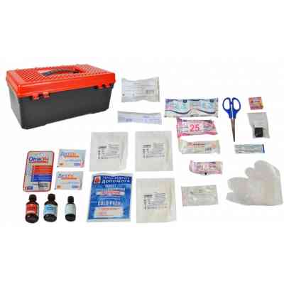 Автомобільна аптечка Poputchik першої допомоги згідно ТУ (02-043-П) Вінниця