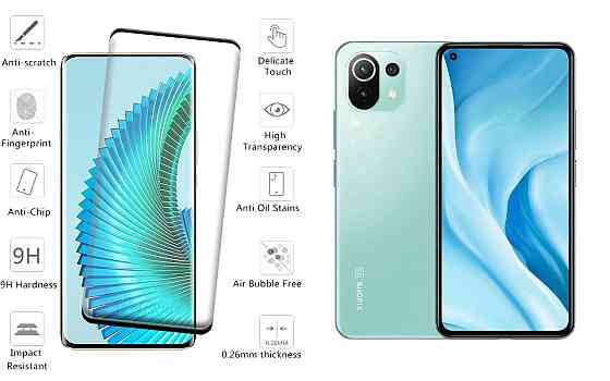 Защитное стекло HyperGlass Pro для Xiaomi 11 Lite 5G NE – максимальная чувствительность и защита Киев
