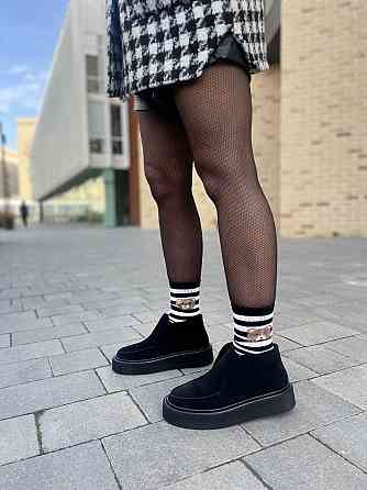 Alvista Лофери жіночі ALVISTA чорні натуральна замша зимові 36р.-23.5см 38р.-24.5см 40р.-25.5см Коломыя