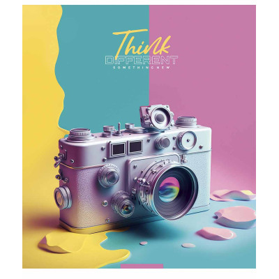 Зошит Школярик Think different 96 аркушів лінія (096-3395L) Вінниця - фото 4