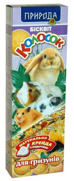 Вітамінізований корм Колосок "Бісквіт" для декоративних гризунів 140 г, Природа Вінниця - фото 2