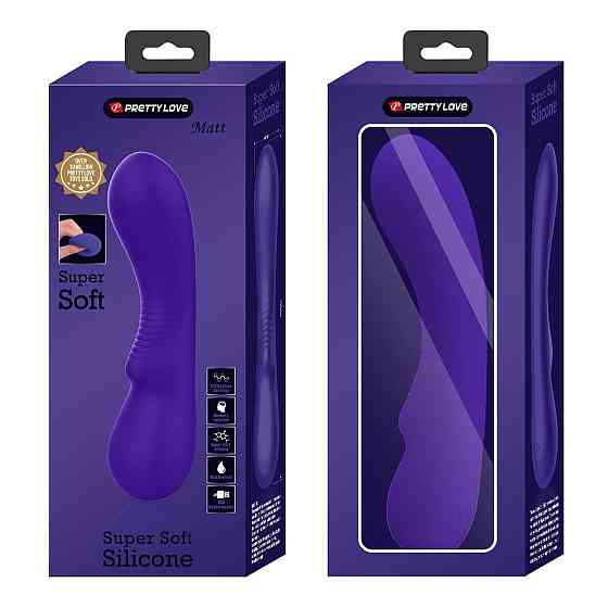 Вібратор PRETTY LOVE Matt Purple 12 vibration functions Memory function Sex Aura Київ