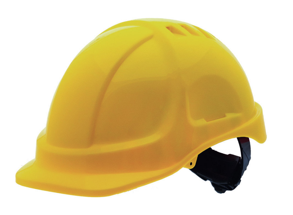 Каска захисна будівельна Sizam Safe-Guard 3210 жовта Рівне - фото 4