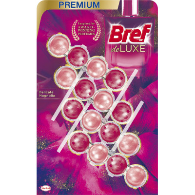 Туалетний блок Bref De Luxe Ніжна магнолія 4 х 50 г (9000101819038) Вінниця - фото 1