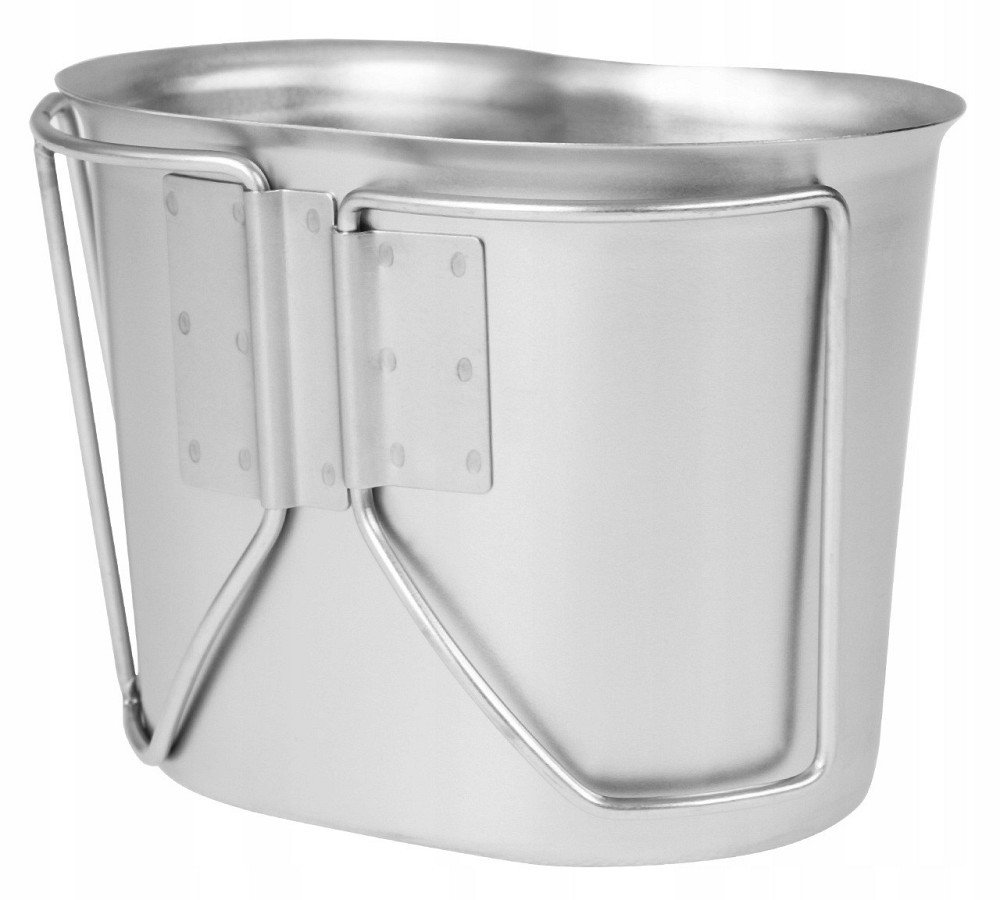 Універсальна Велика Кружка з ручками 750 мл Mil-Tec від Sturm (14607000) Алюміній Нововолинськ - фото 4