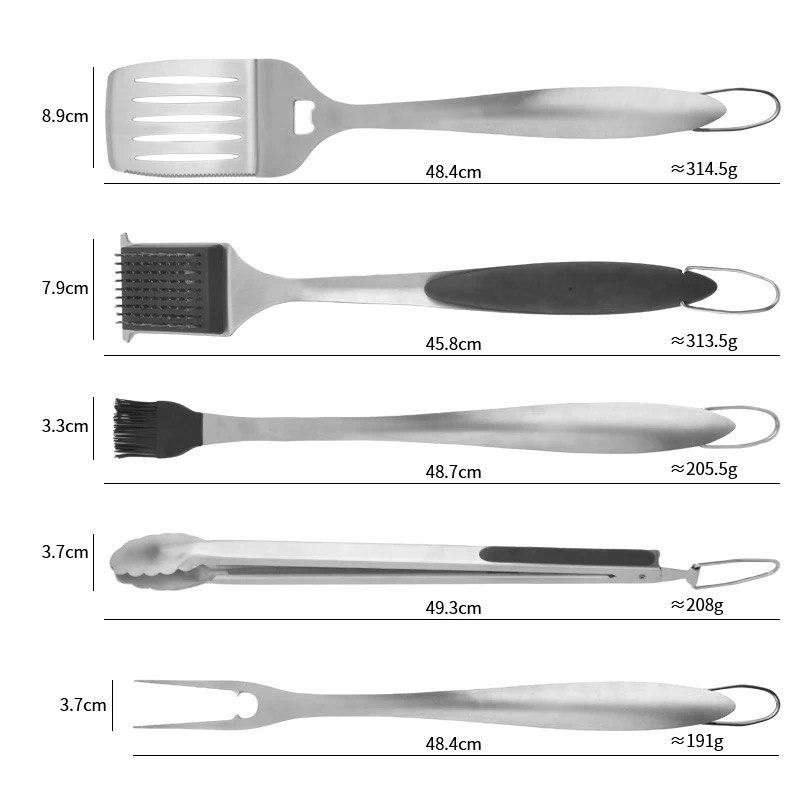 Набір для барбекю 6 предметів нержавіюча сталь GRILLI 700798 Код: 012194 Рівне - фото 3