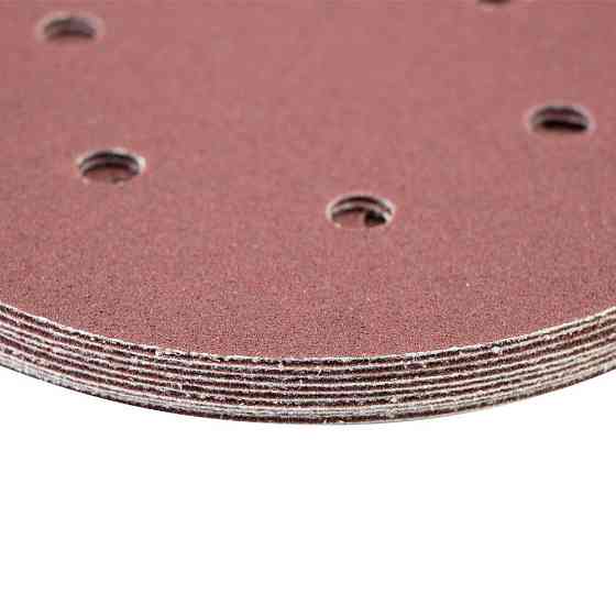 Шлифовальный круг 6 отверстий Ø150мм P80 (10шт) SIGMA (9122251) Ровно