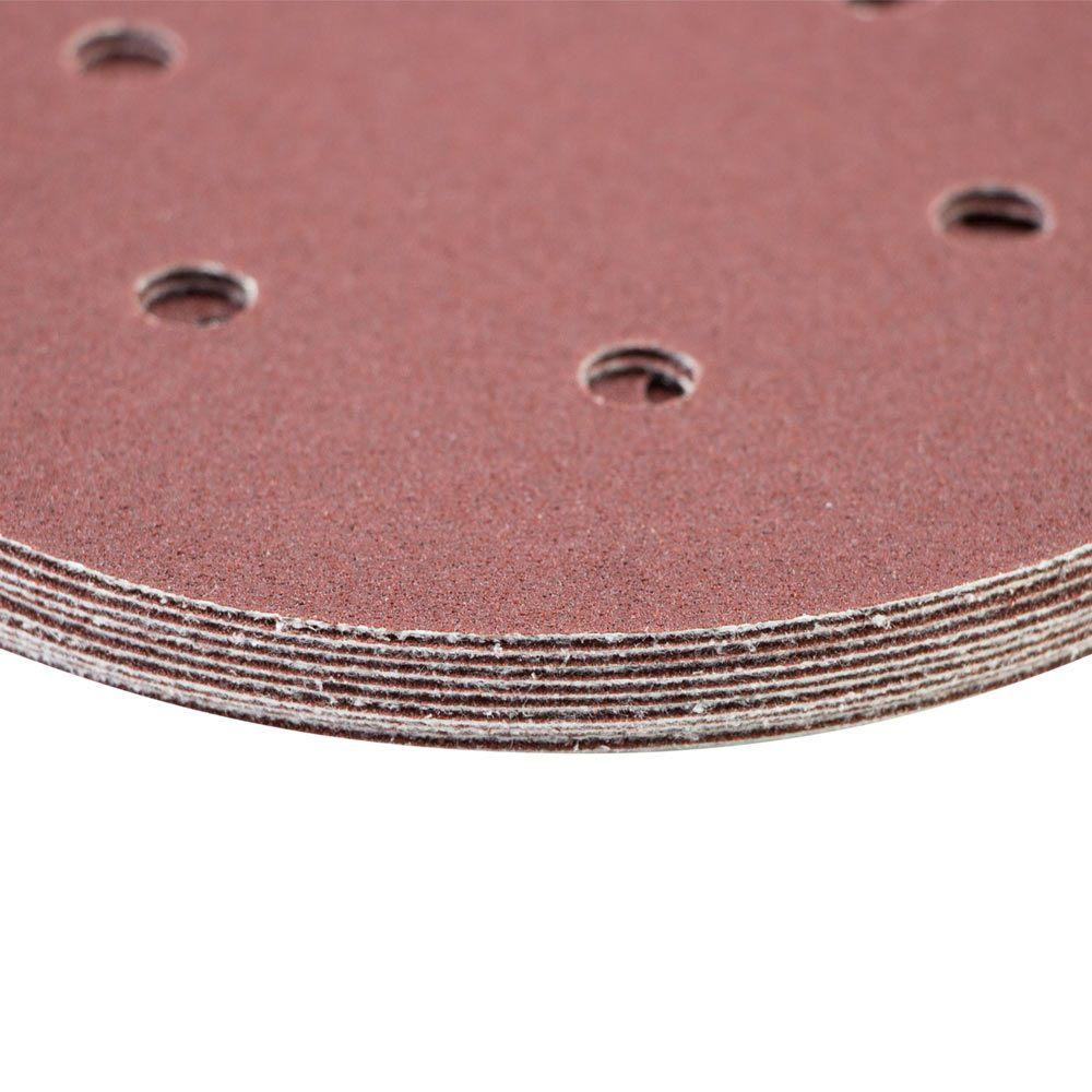 Шлифовальный круг 6 отверстий Ø150мм P80 (10шт) SIGMA (9122251) Ровно - изображение 4