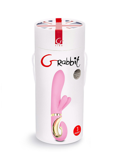 Вібратор кролик для клітора та точки G Grabbit - Рожевий Sex Aura Київ - фото 3