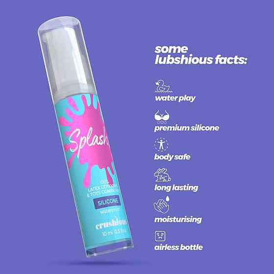 Лубрикант на силіконовій основі Crushious SPLASH!, 10 мл Sex Aura Київ