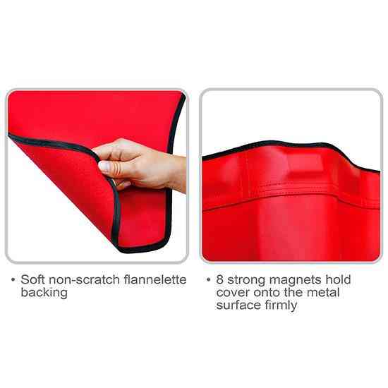 Накидка виниловая защитная на крыло 1050x400мм с магнитами  TOPTUL JJAQ1102 Одесса