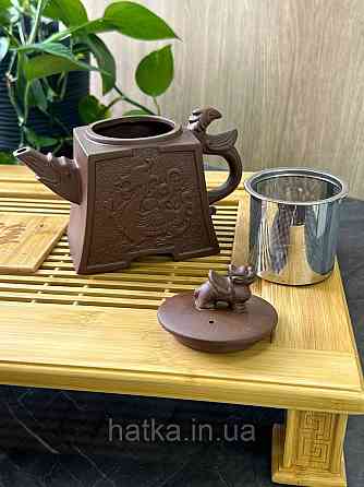 Чайник заварювальний ісинська глина 650 мл "Дракоша" світлий Т2579 Київ