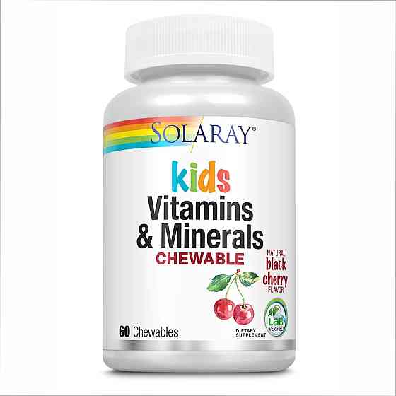 Children's Vitamins &amp; Minerals Chewable - 60 vcaps Black Cherry Луцк