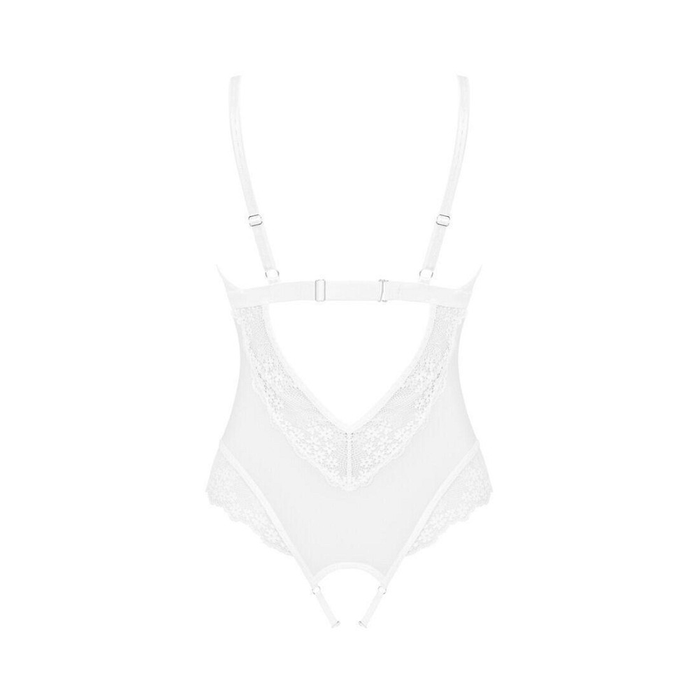 Еротичне напівпрозоре боді Obsessive Heavenlly crotchless teddy XL/2XL, з доступом Sex Aura Київ - фото 4