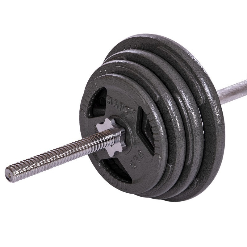 Штанга пряма зі сталевими блінами на 57 кг довжина-1,8 м Sport 2431-57 Київ - фото 3