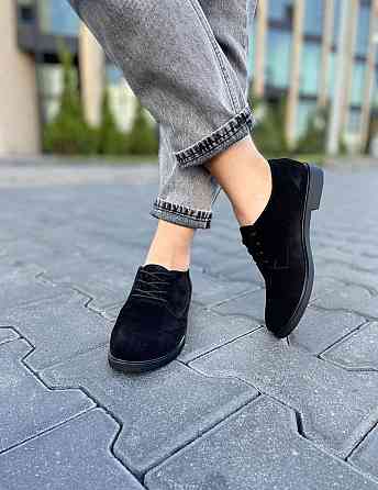 Туфлі жіночі RONE чорні замша натуральна 38р.-24.5см. 39р.-25.5см. (2673) Коломия