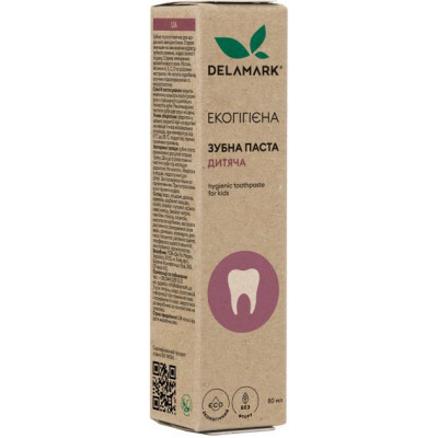 Дитяча зубна паста DeLaMark 80 мл (4820152332165) Вінниця - фото 1