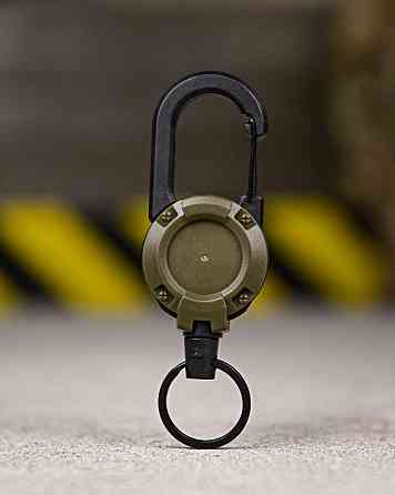 Ретрактор  выдвижной карабин с тросом страховочный трос с карабином Одесса